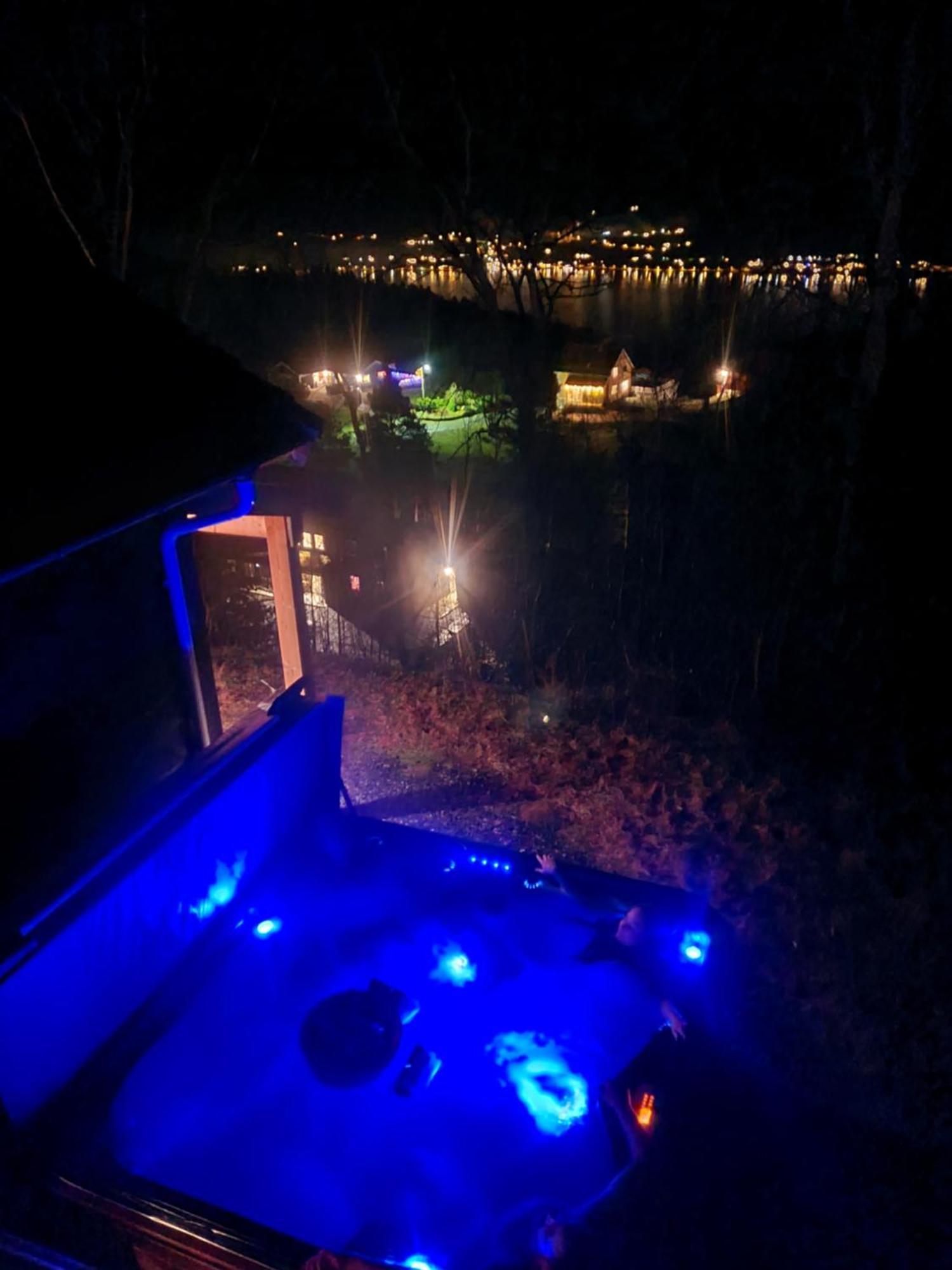 Panorama View Along The Fjord In Stryn Villa Blakset Exterior foto