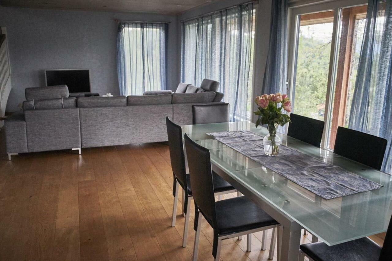 Panorama View Along The Fjord In Stryn Villa Blakset Exterior foto